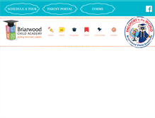 Tablet Screenshot of briarwoodchildacademy.com